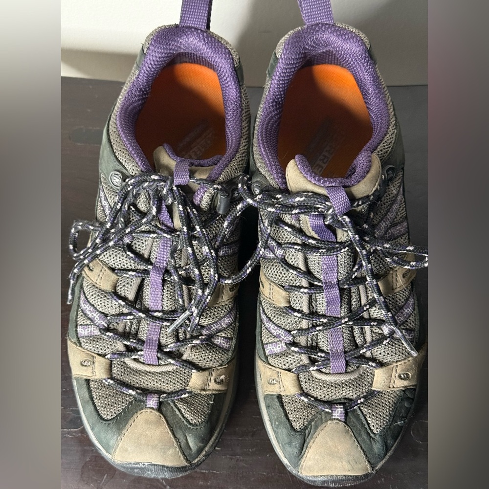 Merrell Womens Siren Sport J16338 Black/Perfect Plum Walking Hiking Shoes Sz 7